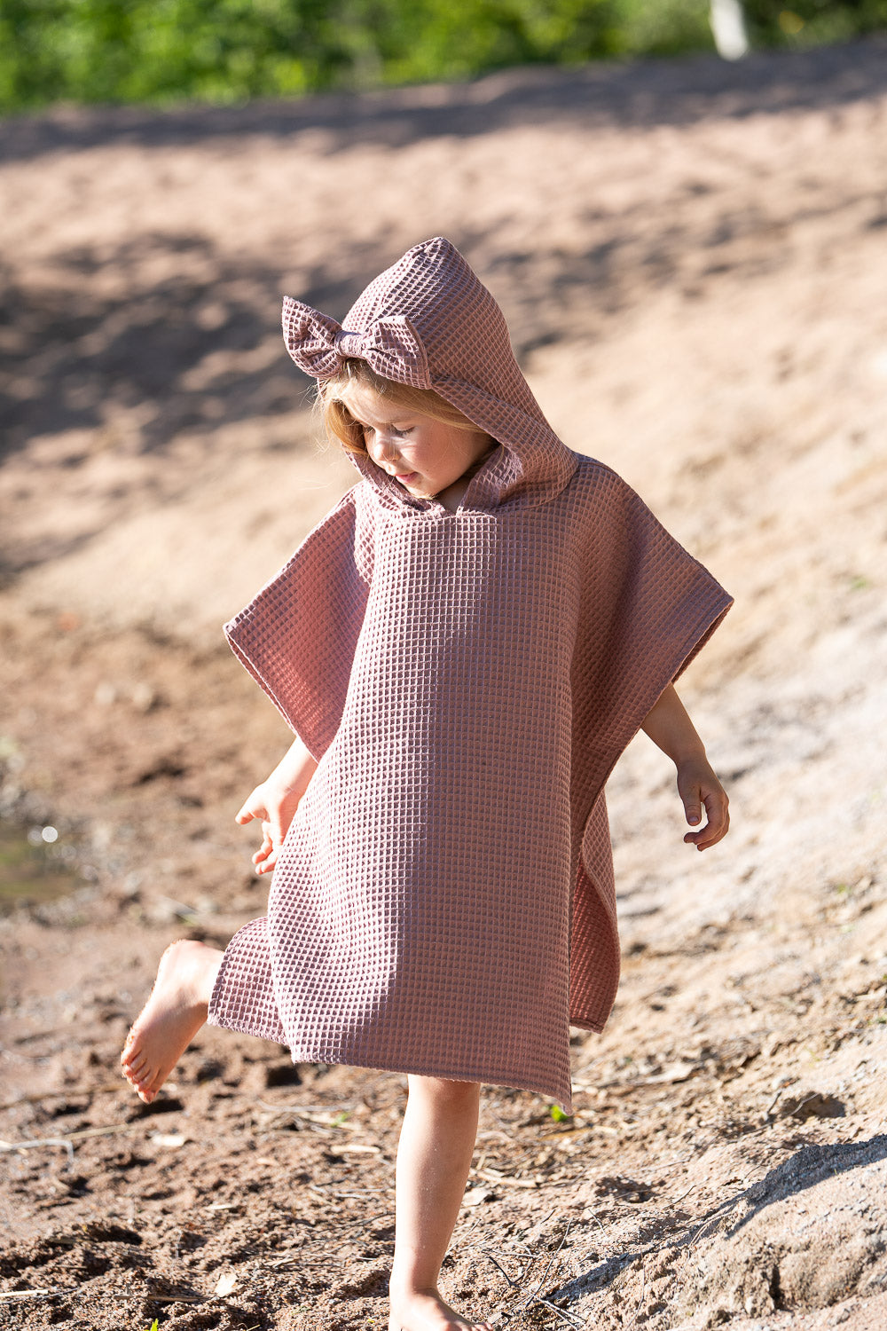 Badeponcho Schleife
