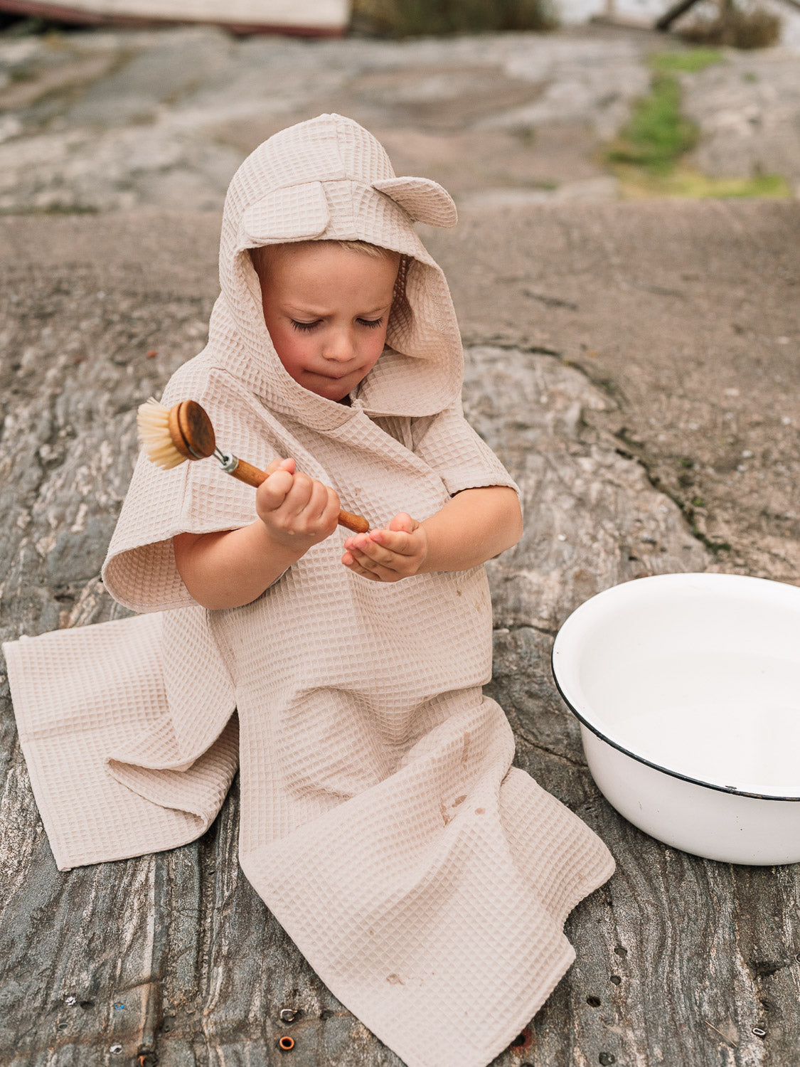 Kylpyponcho Nalle